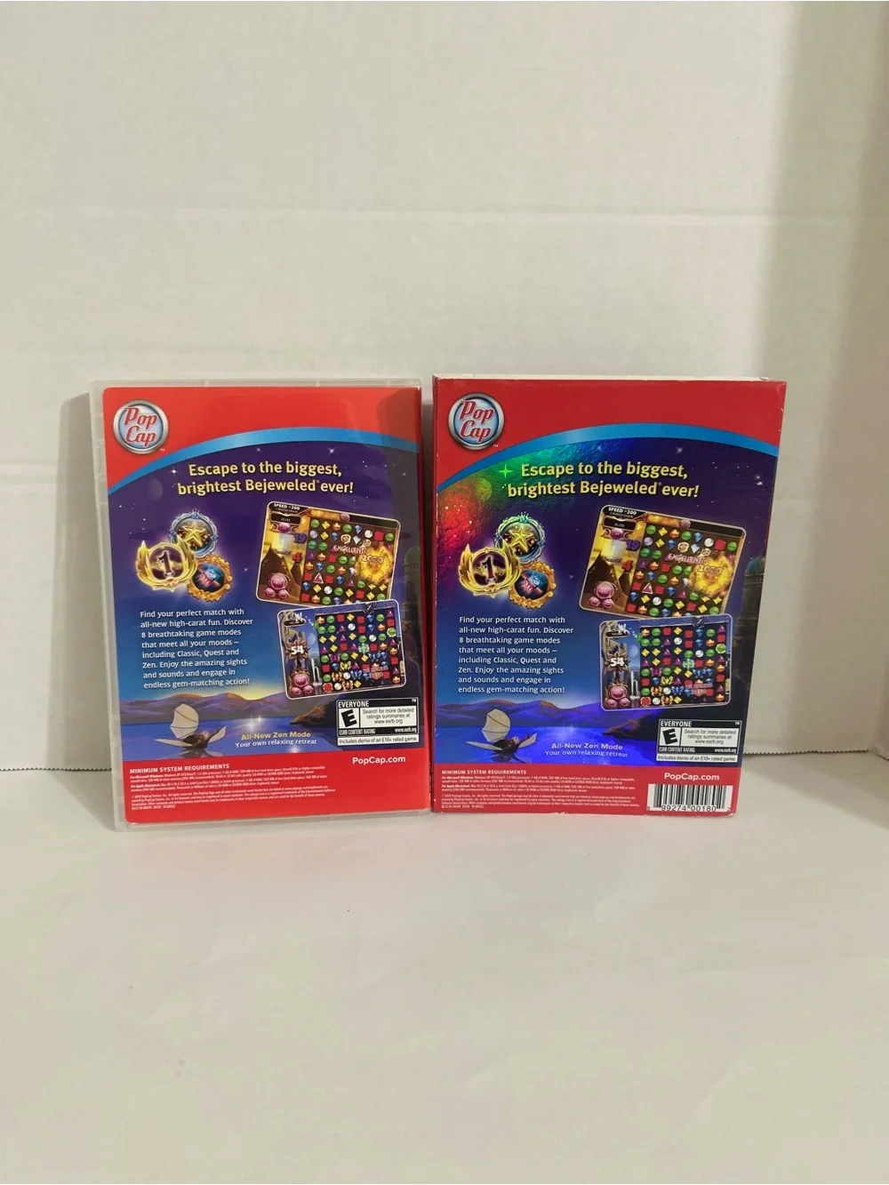 Bejeweled 3 (PC Windows/Mac CD-ROM, 2010) Pop Cap Games with Sleeve Case Cover
